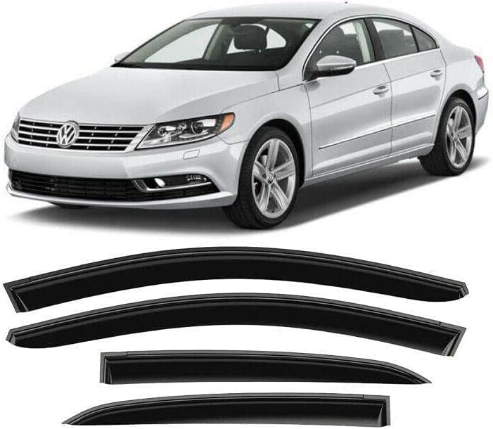 Photo 1 of  Rain Guard 4-Piece for 2011-2018 VW Jetta Sedan Windows Visor Vent Visor Shield Shade Smoke 