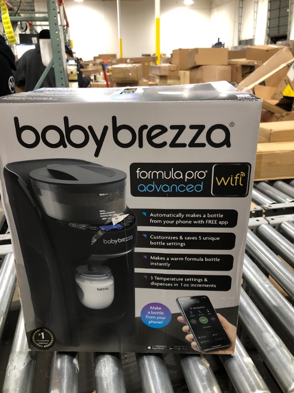 Photo 2 of Baby Brezza Formula Pro Mini Baby Formula Maker – Small Baby Formula Mixer Machine Fits Small Spaces and is Portable for Travel– Bottle Makers Makes The Perfect Bottle for Your Infant On The Go Advanced, WiFi