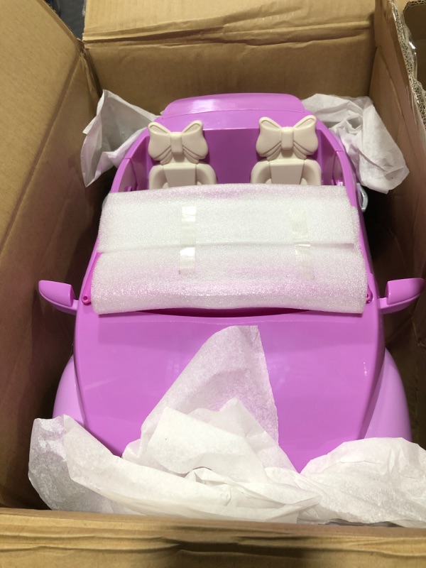 Photo 2 of Glitter Girls – Purple Convertible Car & 14-inch Poseable Doll Candice – Rolling Wheels, Opening Doors, Trunk & Interior Storage – Toys, Clothes, and Accessories for Ages 3+