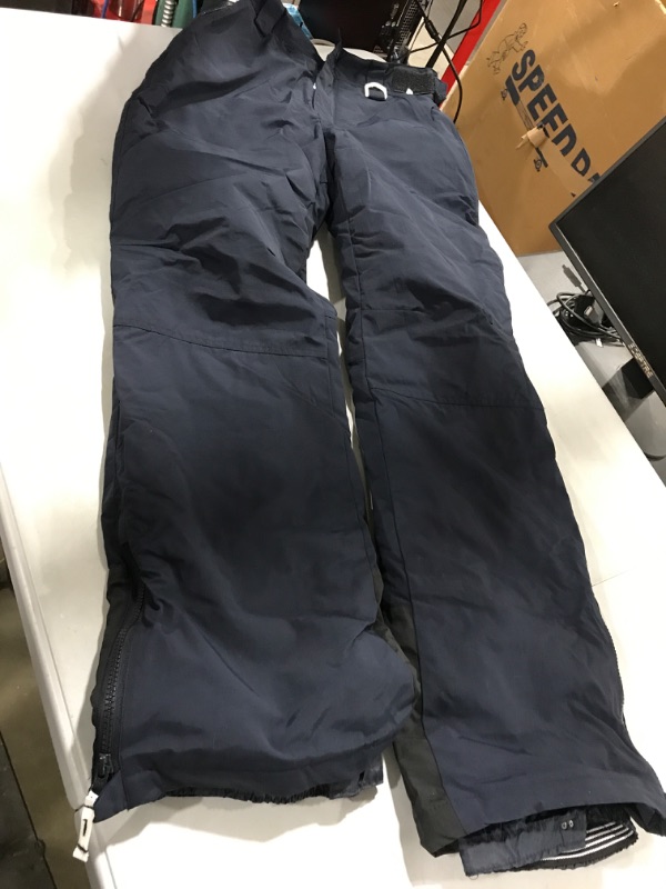 Photo 2 of Amazon Essentials Men's Water-Resistant Insulated Snow Pant SIZE Small Navy