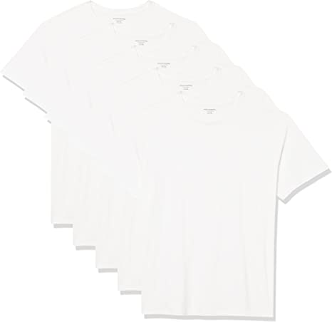 Photo 1 of Amazon Essentials Men's Cotton Crewneck Undershirt 5 PACK SIZE 3XL 
