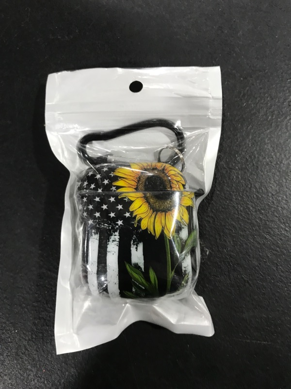 Photo 2 of Airpods Case, Shockproof Protective Soft Cute Skin Case Cover for Airpods- Sunflower