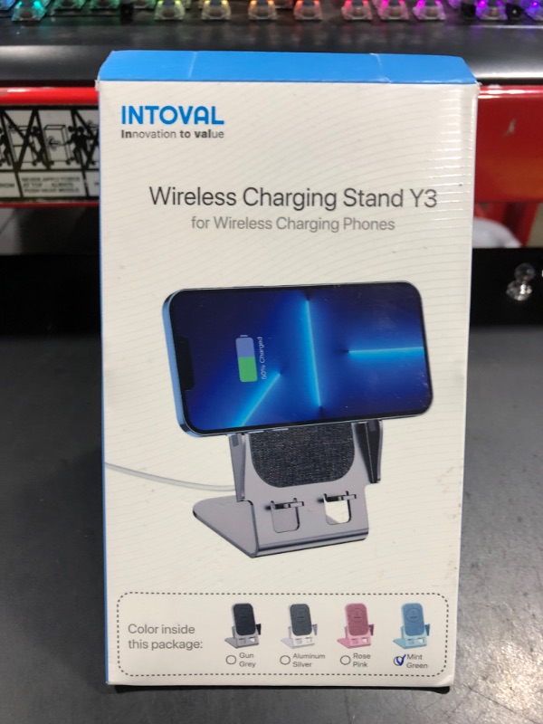 Photo 2 of Intoval Fast Wireless Charger Stand, for Most Phones