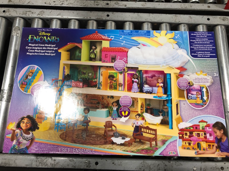 Photo 2 of Disney Encanto Magical Madrigal House Playset with Mirabel Doll & 14 Accessories - Features Lights, Sounds & Music!