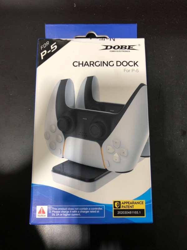 Photo 2 of PS5 Controller Charger Station, PS5 Charging Station for Dual Sense Controller, Playstation 5 Accessories 