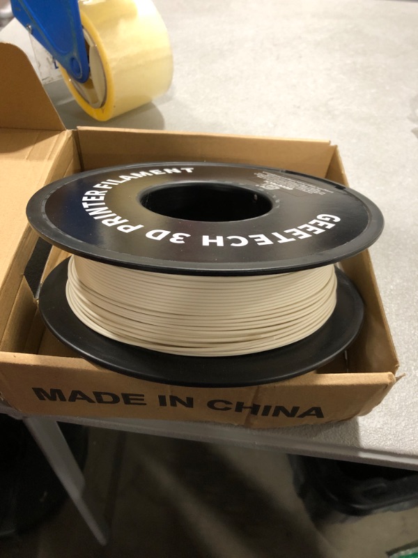 Photo 1 of 3D PRINTER FILAMENT, matte white, unknown size 