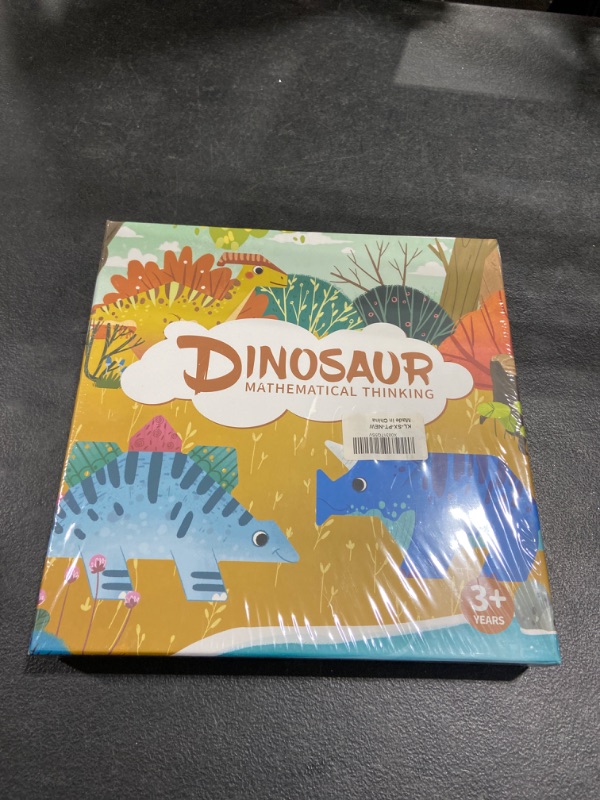 Photo 2 of Counting Dinosaurs Toys with Matching Sorting Cards, Preschool Educational Toy for Matching, Counting and Sorting School Supplies Learning Activities Kids Age 4 5 6 7 Girls Boys Birthday Gift