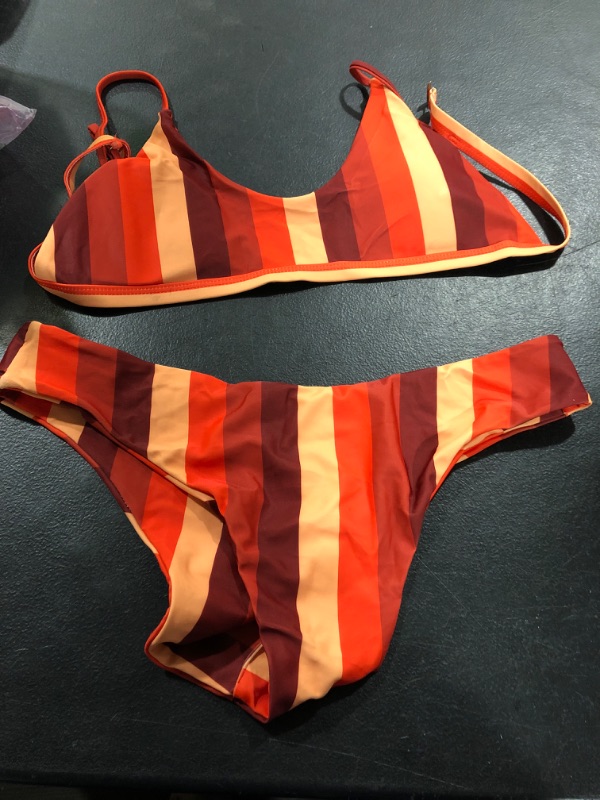 Photo 1 of CUTE COLOR COMBO BATHING SUIT X LARGE 2 PIECE BIKINI 