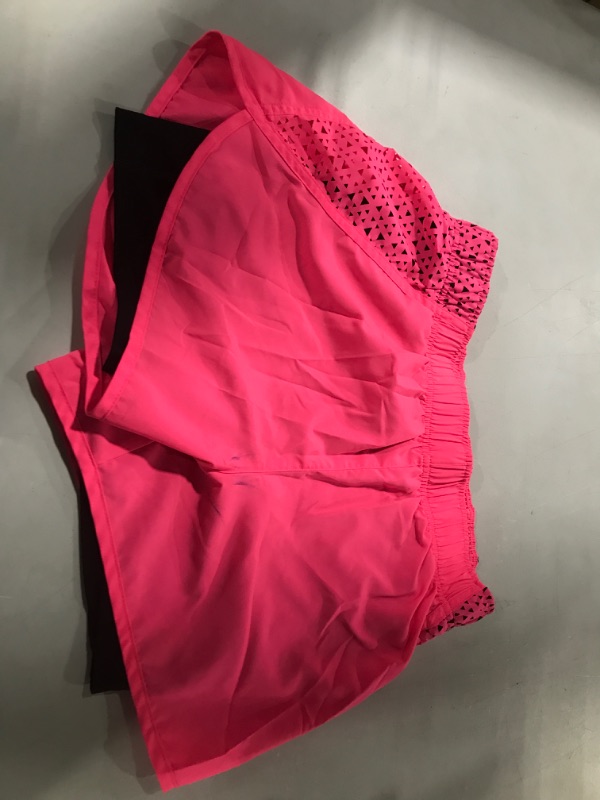 Photo 1 of PINK SHORTS AND SPANDEX M