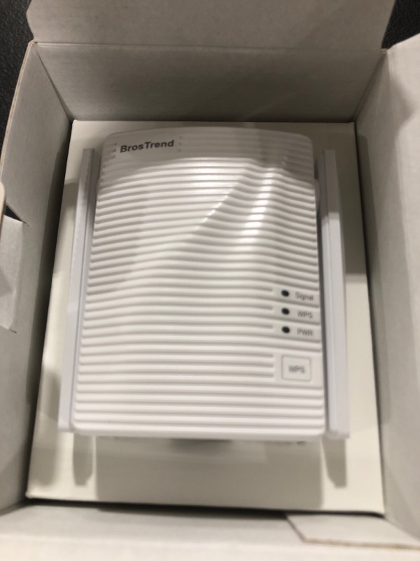 Photo 2 of BrosTrend Dual Band 1200Mbps WiFi Bridge, Convert Your Wired Device to Wireless Network, Works with Any Ethernet-Enabled Devices, WiFi to Ethernet Adapter with Standard RJ45 LAN Port, Easy Setup