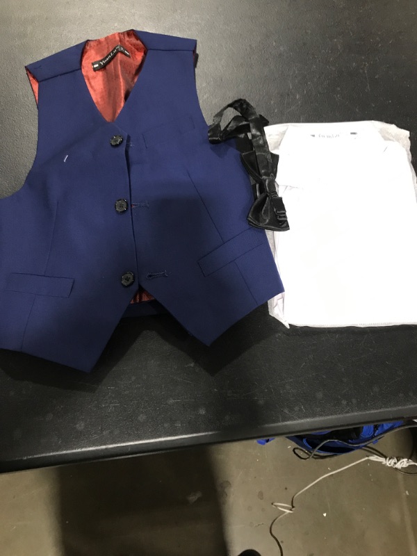 Photo 1 of BOYS VEST, BUTTON-UP SHIRT, PANTS, AND BOW TIE  SIZE 5