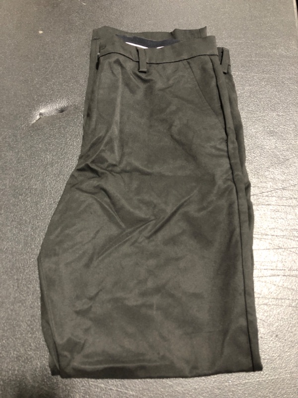 Photo 1 of AMAZON ESSENTIALS MEN'S KHAKI STYLE PANT. BLACK. SIZE 36 x 34 INCH. PRIOR USE. 