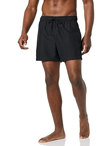 Photo 1 of Amazon Essentials Men's Board Shorts, Black, 34
