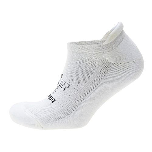 Photo 1 of Balega Hidden Comfort Performance No Show Athletic Running Socks for Men and Women (1 Pair), White, Large
