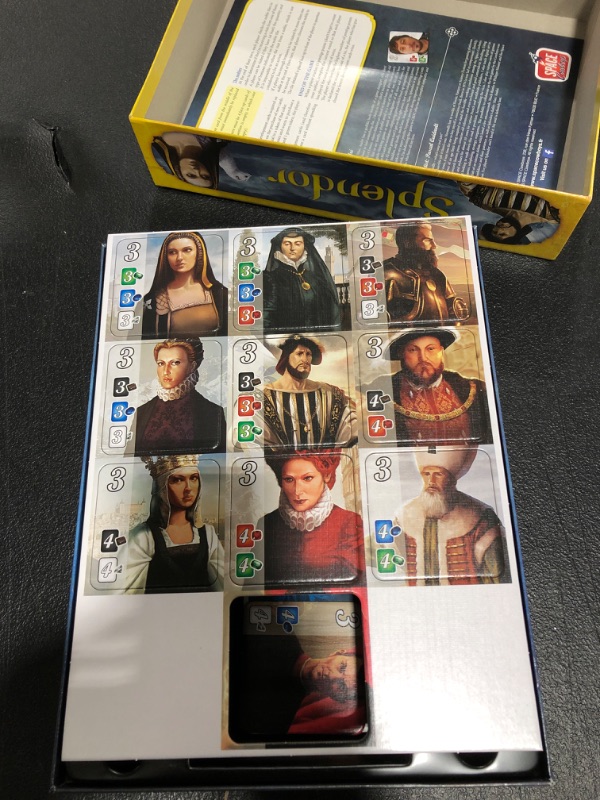 Photo 2 of Splendor Board Game (Base Game) | Family Board Game | Board Game for Adults and Family | Strategy Game | Ages 10+ | 2 to 4 players | Average Playtime 30 minutes | Made by Space Cowboys