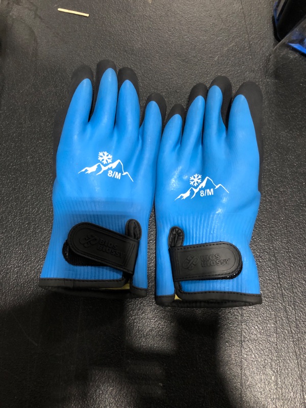 Photo 2 of 100% Waterproof Gloves for Men and Women, Winter Work Gloves for Cold Weather, Touchsreen, Thermal Insulated Freezer Gloves
