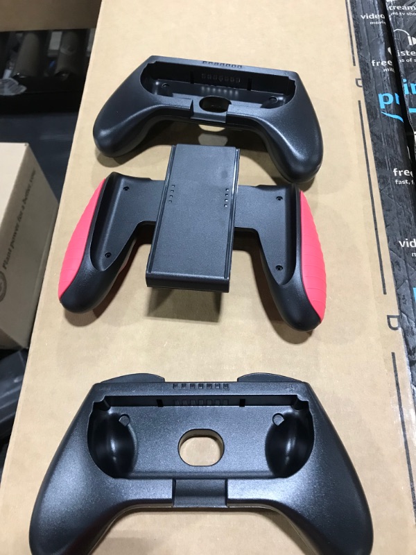 Photo 1 of Joy-Con Comfort Grip, Controller Hand Grip Compatible with Switch/ Switch OLED Joy-Con, 3pack Thumbstick Caps Included 