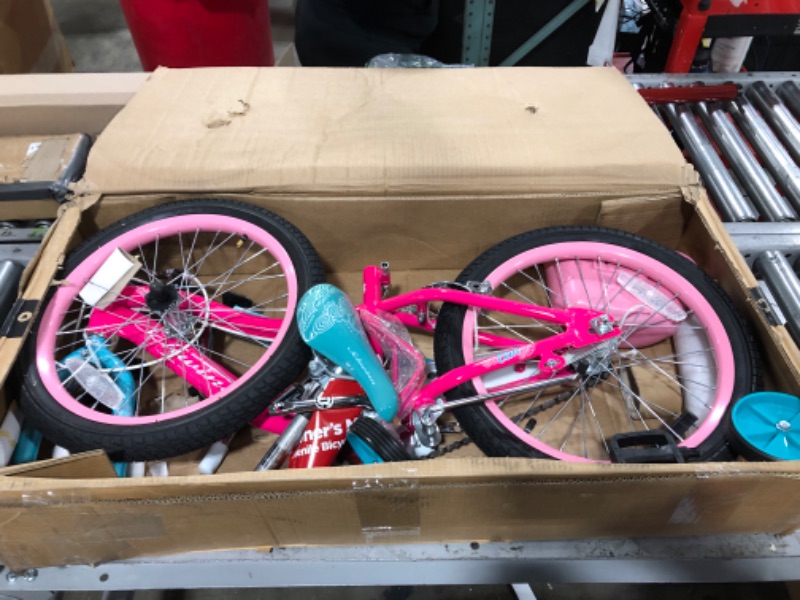 Photo 2 of Schwinn Koen & Elm Toddler and Kids Bike, 12-18-Inch Wheels, Training Wheels Included, Boys and Girls Ages 2-9 Years Old Pink 18-inch Wheels