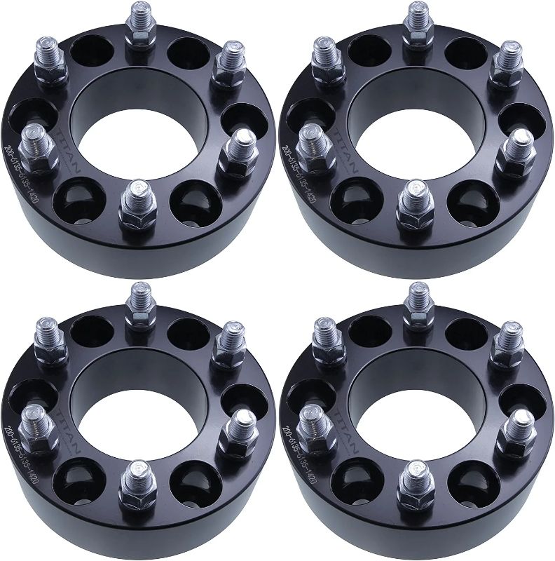 Photo 1 of 4pcs 2" 6x135 Wheel Spacers | 14x2 Studs | Fits Ford Expedition F150 Fits Lincoln Navigator Mark LT Adapters
