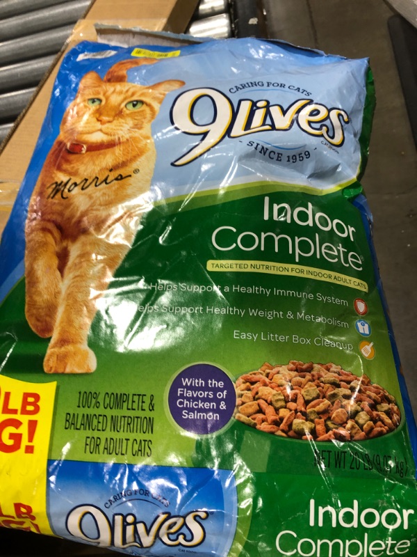 Photo 2 of 9Lives Dry Cat Food Indoor Complete 20 Pound (Pack of 1)