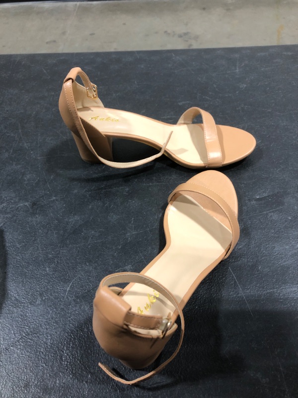 Photo 1 of  TAN SMALL HEELS 9.5