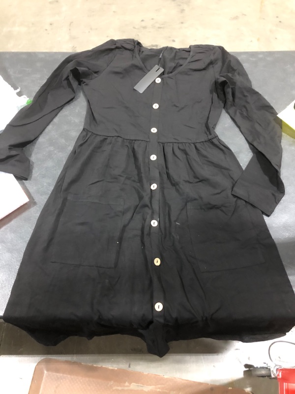 Photo 1 of BLACK LONG SLEEVE DRESS M