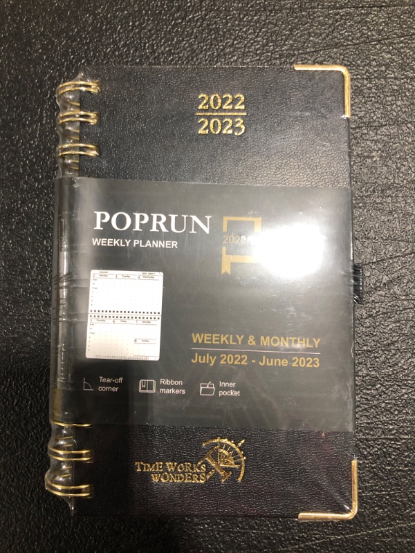 Photo 1 of POPRUN WEEKLY/MONTHLY PLANNER. 2022-2023. 