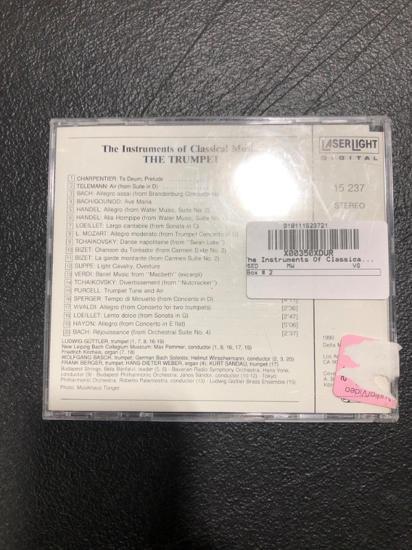 Photo 2 of "THE TRUMPET" THE INSTRUMENTS OF CLASSICAL MUSIC. CD COMPACT DISC.  