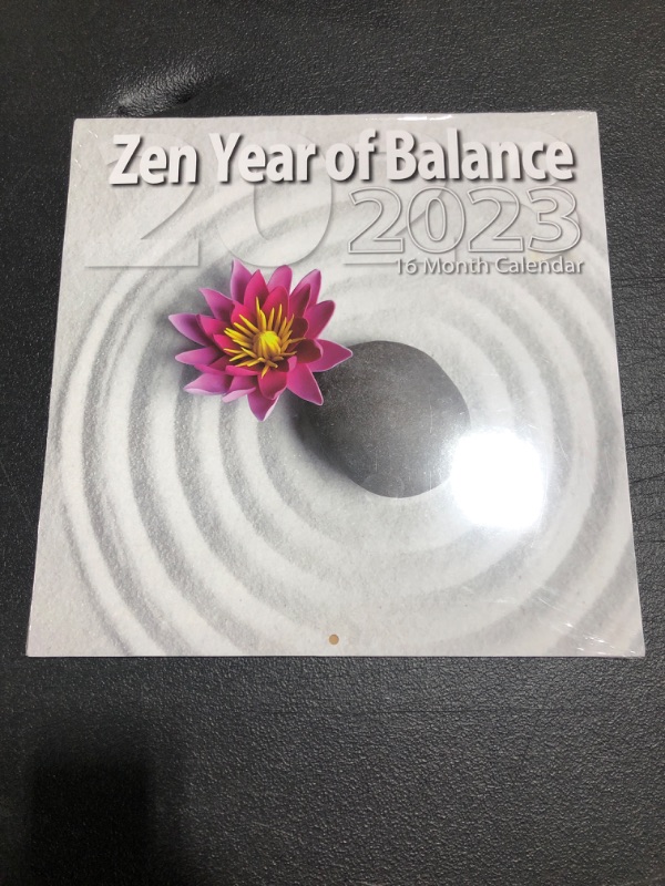 Photo 2 of 2023 Zen - Year of Balance Full Size Wall Calendar
