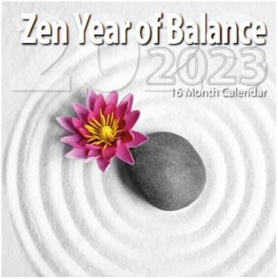 Photo 1 of 2023 Zen - Year of Balance Full Size Wall Calendar
