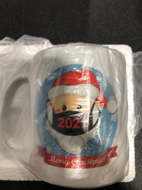 Photo 2 of 2021 Christmas Coffee Mug,Funny Christmas Holiday Coffee Cup, Coffee Mug-Mug in Decorative Christmas Gift Box, 11Oz (Style 2)
