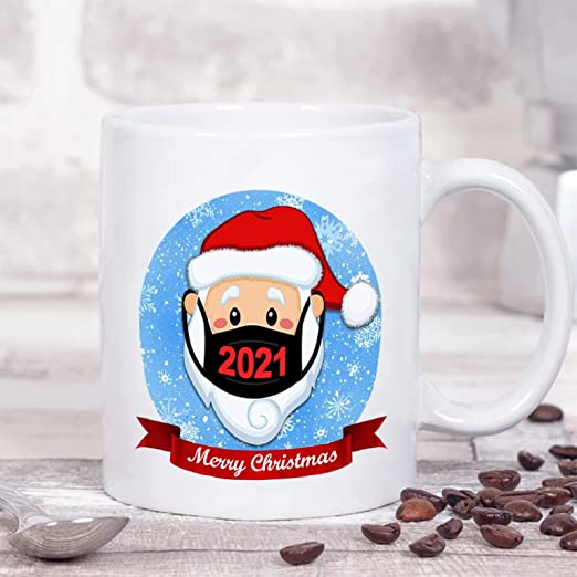 Photo 1 of 2021 Christmas Coffee Mug,Funny Christmas Holiday Coffee Cup, Coffee Mug-Mug in Decorative Christmas Gift Box, 11Oz (Style 2)
