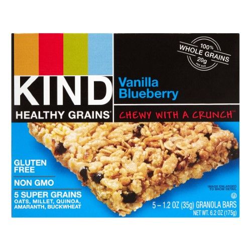 Photo 1 of 
KIND Healthy Grains Bars, Vanilla Blueberry, Gluten Free, 1.2 Ounce, 40 Count exp. 01/2023
