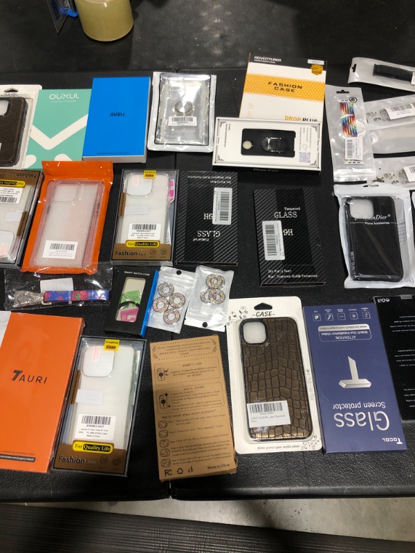 Photo 1 of Misc. Box Lot Phone Cover/Watch Bands / Air Pod Cases