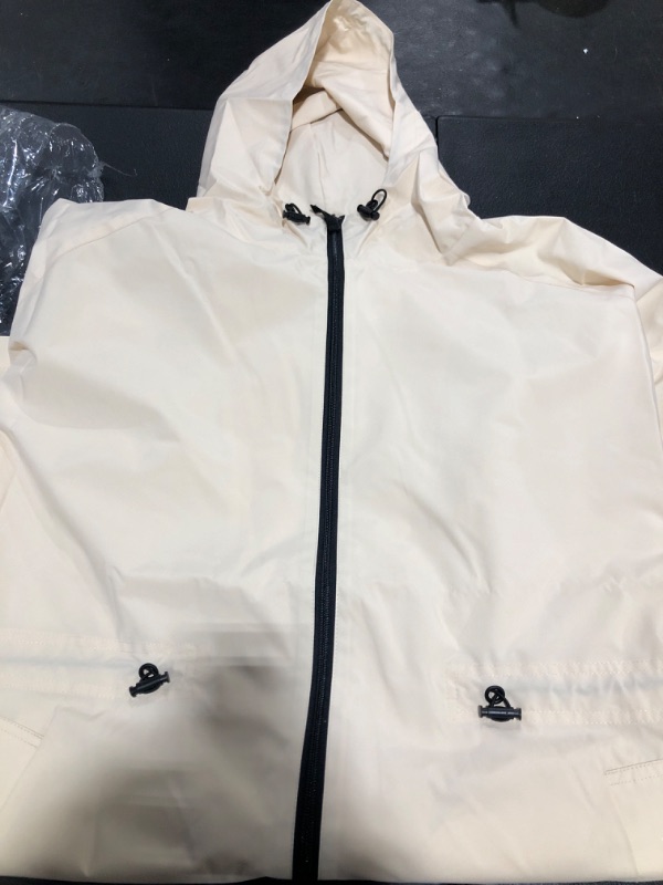 Photo 1 of Beige Rain Coat, Size XL