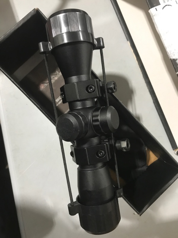 Photo 4 of AIM Sports 4X32 Compact Mil-Dot Scope with Rings