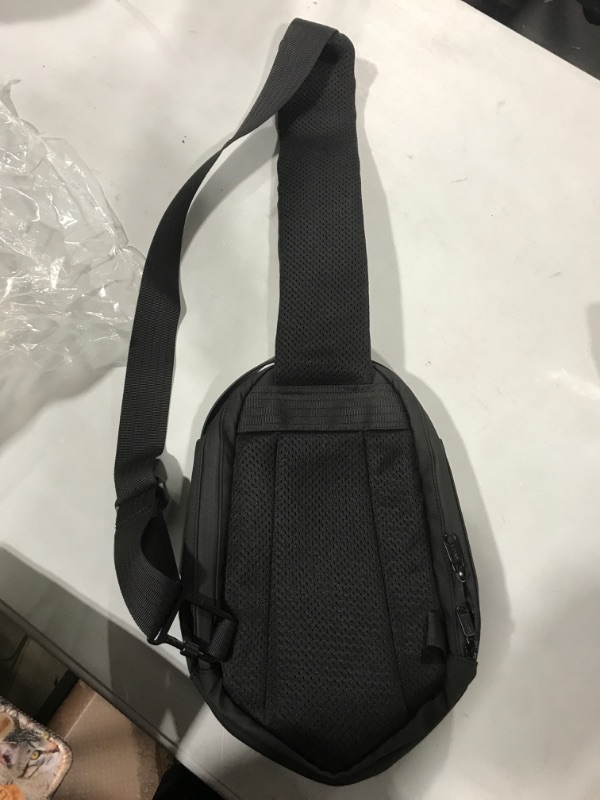Photo 3 of BANGE Sling Bag Waterproof Safe Protect Shell Crossbady Bag Backpack, Biking Hiking Travel Shoulder Bag
