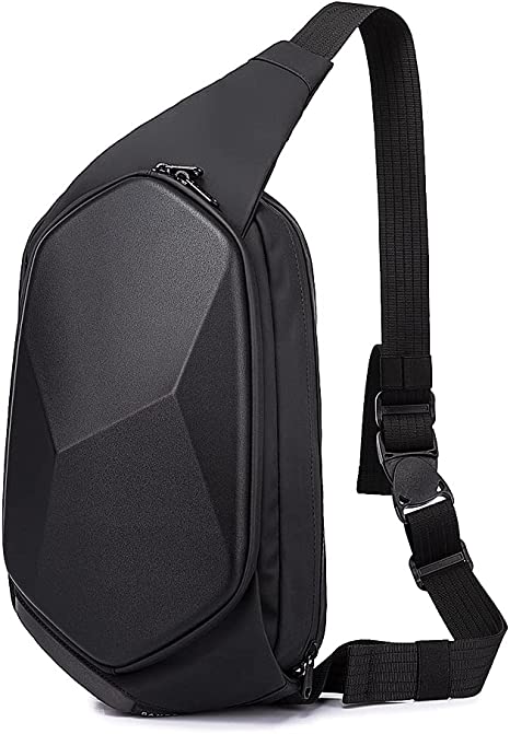 Photo 1 of BANGE Sling Bag Waterproof Safe Protect Shell Crossbady Bag Backpack, Biking Hiking Travel Shoulder Bag
