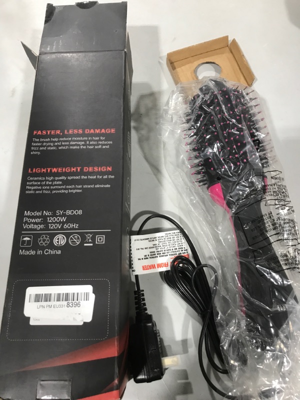 Photo 2 of Hair Dryer Brush Blow Dryer Brush in One, 4 in 1 One Step Hair Dryer and Styler Volumizer Professional Hot Air Brush with Negative Ion Anti-frizz Blowout for Drying, Straightening, Curling, Salon
