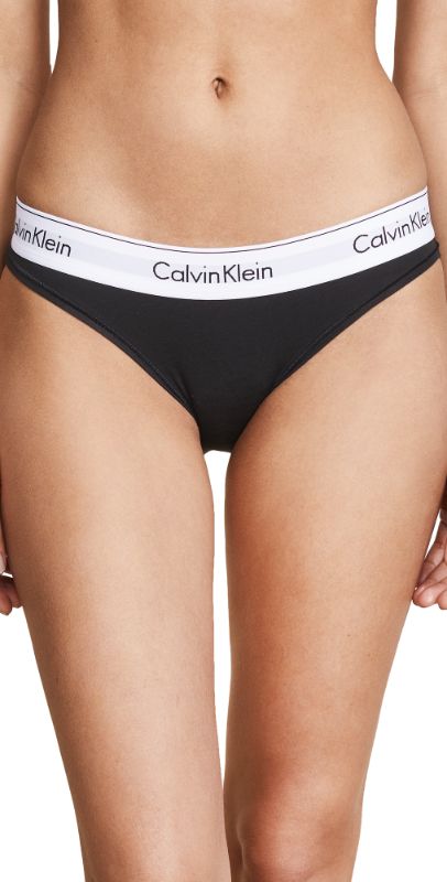 Photo 1 of Calvin Klein Womens MODERN COTTON BIKINI, size M.