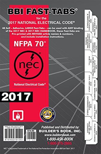 Photo 1 of 2017 National Electrical Code NEC Fast-Tabs