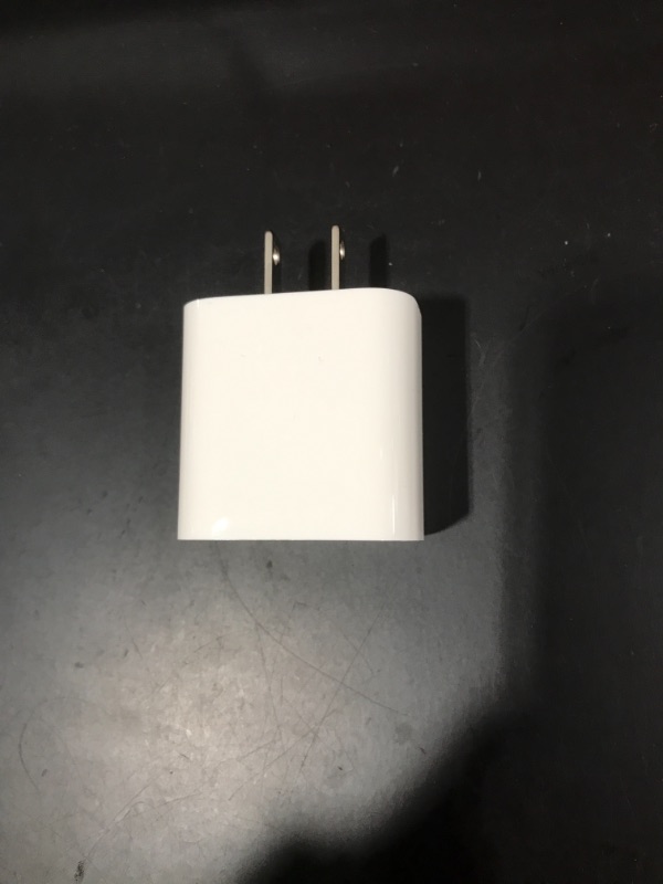 Photo 2 of Apple 20W USB-C Power Adapter - iPhone Charger with Fast Charging Capability, Type C Wall Charger