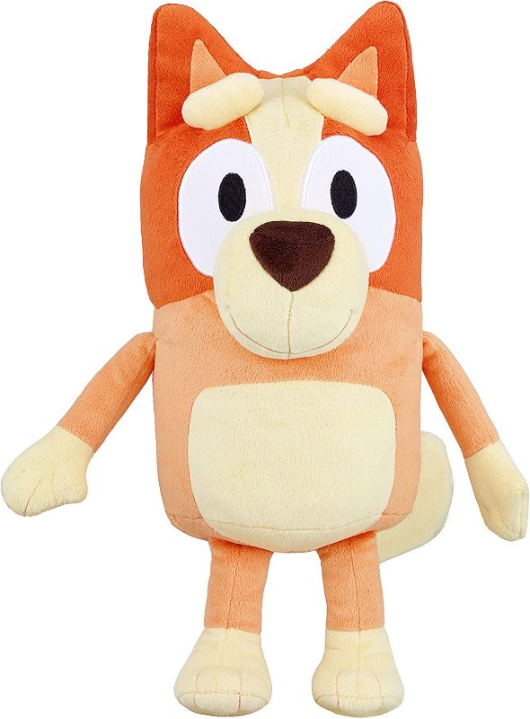 Photo 1 of Bluey - Bingo 16" Stuffed Animal - Playtime & Naptime Companion | Jumbo Size, Soft Deluxe Materials - Huggable Cuddles Best Friend