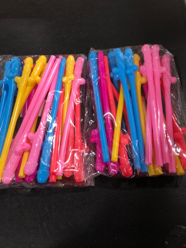 Photo 1 of 40 PCS PARTY STRAWS