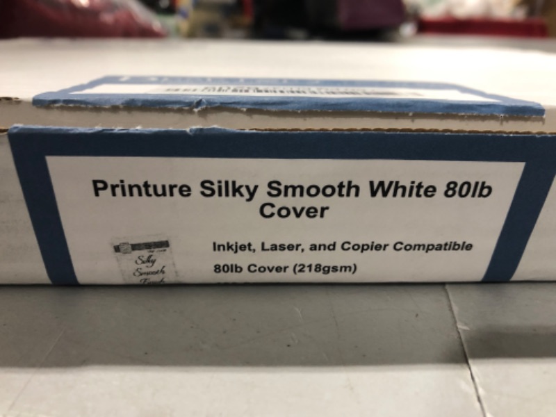 Photo 2 of printure silky smooth white paper 100 sheets
