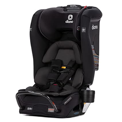 Photo 1 of Diono Radian 3RXT Bonus Pack, 4-in-1 Convertible Car Seat, Extended Rear and Forward Facing, 10 Years 1 Car Seat, Slim Fit 3 Across, with 6 Accessories Inc. Baby Car Mirror, Car Seat Protector, Black 3RXT Bonus Pack Black