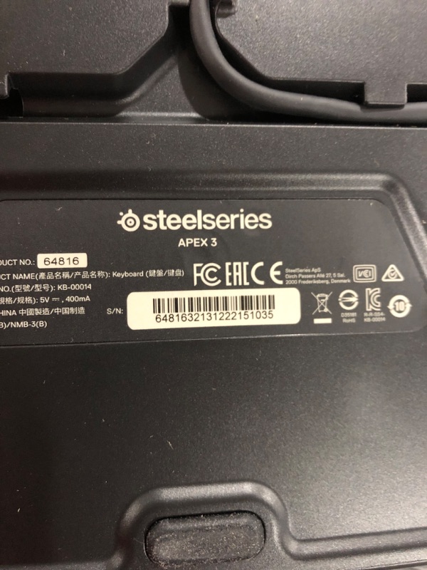 Photo 3 of SteelSeries Level up Gaming Bundle Apex 3 Keyboard, Rival 3 Wireless Mouse, QcK Medium Mouse Pad SteelSeries GameStop | SteelSeries | GameStop
