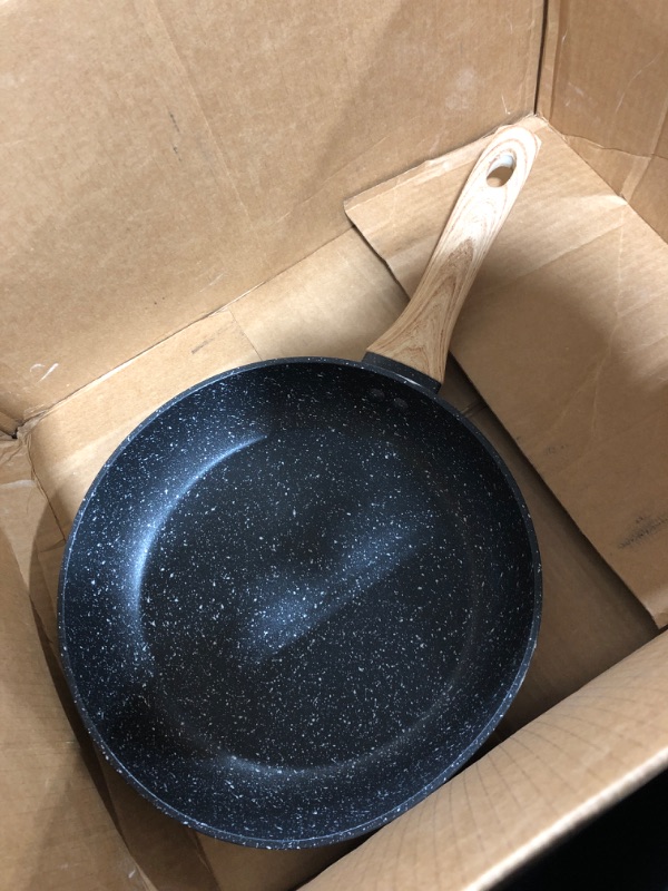 Photo 3 of 10 Inch Frying Pan Nonstick Frying Pan  100% APEO & PFOA-Free Stone-Derived Non-Stick Coating, Nonstick Granite Skillets, Induction Compatible