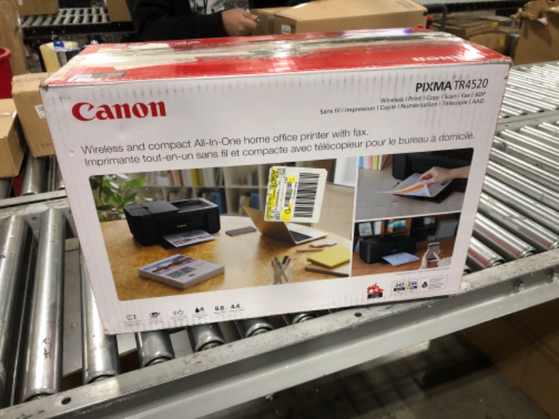 Photo 5 of Canon PIXMA TR4520 Wireless All in One Photo Printer with Mobile Printing, Black, Works with Alexa