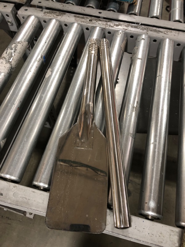 Photo 1 of ARC WS090 36 Inch Stainless Steel Mixing Paddle with Threads Removable Handle Long Stir Paddle for Large Batch Cooking Crawfish Boil and Brewing Beer 36" paddle